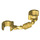 LEGO Pearl Gold Handcuffs (Short) (61482 / 97927)