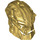 LEGO Pearl Gold Helmet 2012 (98574)