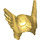 LEGO Pearl Gold Helmet with Wings and Eagle Head (24088)