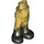 LEGO Parelmoer goud Heup met Pants met Zwart laced boots (35573)