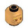 LEGO Pearl Gold Hogwarts Architect Minifigure Head (Recessed Solid Stud) (3274 / 104889)