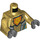 LEGO Parelmoer goud King Halbert Minifiguur Torso (973 / 76382)