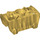 LEGO Pearl Gold Knee Armor 2 x 3 x 1.5 (47299)