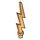 LEGO Perlgold Lightning Bolt (Single) (27256)