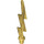 LEGO Perlgold Lightning Bolt (Single) (27256)