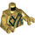 LEGO Pearl Gold Lloyd - Golden Ninja Torso (973 / 76382)
