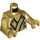LEGO Pearl Gold Lloyd - Golden Ninja Torso (973 / 76382)