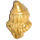 LEGO Pearl Gold Long Wavy Hair and Pointed Hat with Stars (80259)