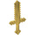 LEGO Pearl Gold Minecraft Sword (18787)
