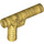 LEGO Perlgold Minifig Schlauch Nozzle mit Seite String Loch ohne Nut (60849)