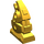 LEGO Perlgold Minifig Mechanisch Bein (53984 / 58341)