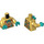 LEGO Pearl Gold Minifig Torso (973 / 76382)