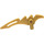 LEGO Pearl Gold Minifig Weapon Crescent Blade Serrated (98141)