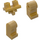 LEGO Perlgold Minifigure Hüften und Beine (73200 / 88584)
