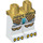 LEGO Parelmoer goud Minifiguur Heupen en benen met Gold Scaled Pantser (3815 / 13115)