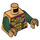 LEGO Pearl Gold Mysterio Minifig Torso (973 / 76382)