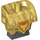 LEGO Pearl Gold Nexo Knights Torso with Bull on Orange (23763 / 24128)