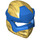 LEGO Pearl Gold Ninjago Wrap with Blue Mask (65072)