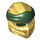 LEGO Pearl Gold Ninjago Wrap with Dark Green Headband (40925)