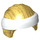 LEGO Pearl Gold Ninjago Wrap with White Bandana (24496)