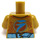 LEGO Pearl Gold Nya Torso (973)