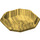 LEGO Pearl Gold Octagonal Rock Bottom  (80337)