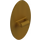 LEGO Pearl Gold Oval Shield with Evil Queen Reflection in the Mirror (30947 / 101979)