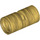 LEGO Pearl Gold Pin Joiner Round with Slot (29219 / 62462)