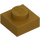 LEGO Pearl Gold Plate 1 x 1 (3024 / 30008)