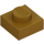 LEGO Pearl Gold Plate 1 x 1 (3024 / 30008)