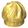 LEGO Pearl Gold Plate 1 x 1 Round with Swirled Top (3338 / 15470)