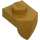 LEGO Pearl Gold Plate 1 x 1 with Downwards Tooth (15070)