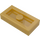 LEGO Or perlé assiette 1 x 2 avec 1 Stud (sans rainure inférieure) (3794)