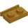 LEGO Pearl Gold Plate 1 x 2 with Door Rail (32028)