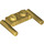 LEGO Parelmoer goud Plaat 1 x 2 met Handgrepen (Lage handgrepen) (3839)