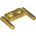 LEGO Pearl Gold Plate 1 x 2 with Handles (Low Handles) (3839)