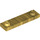 LEGO Pearl Gold Plate 1 x 4 with Two Studs with Groove (41740)