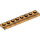 LEGO Parelmoer goud Plaat 1 x 8 met Deur spoor (4510)