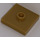 LEGO Pearl Gold Plate 2 x 2 with Groove and 1 Center Stud (23893 / 87580)