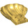 LEGO Pearl Gold Plate 2 x 2 with Half Shell (18970)