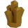 LEGO Pearl Gold Rock 1 x 1 with 5 Points (28623 / 30385)