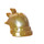 LEGO Pearl Gold Samurai Helmet with Clip and Long Visor (65037 / 98128)