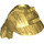 LEGO Pearl Gold Samurai Helmet with Clip and Long Visor (65037 / 98128)