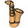 LEGO Pearl Gold Saxophone (5034 / 13808)