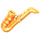 LEGO Parelmoer Goud Saxophone (5034 / 13808)
