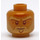 LEGO Pearl Gold Sensei Wu - Golden Minifigure Head (Recessed Solid Stud) (3626 / 74249)