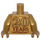 LEGO Perlgold Severus Snape 20 Year Anniversary Minifig Torso (973 / 76382)