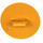 LEGO Perlgold Schild mit Gebogen Gesicht mit Lion Kopf (67623 / 75902)
