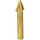 LEGO Pearl Gold Single Harpoon Head with Smooth Shaft (18041)