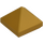 LEGO Pearl Gold Slope 1 x 1 x 0.7 Pyramid (22388 / 35344)